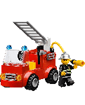 Раскраска Лего пожарные