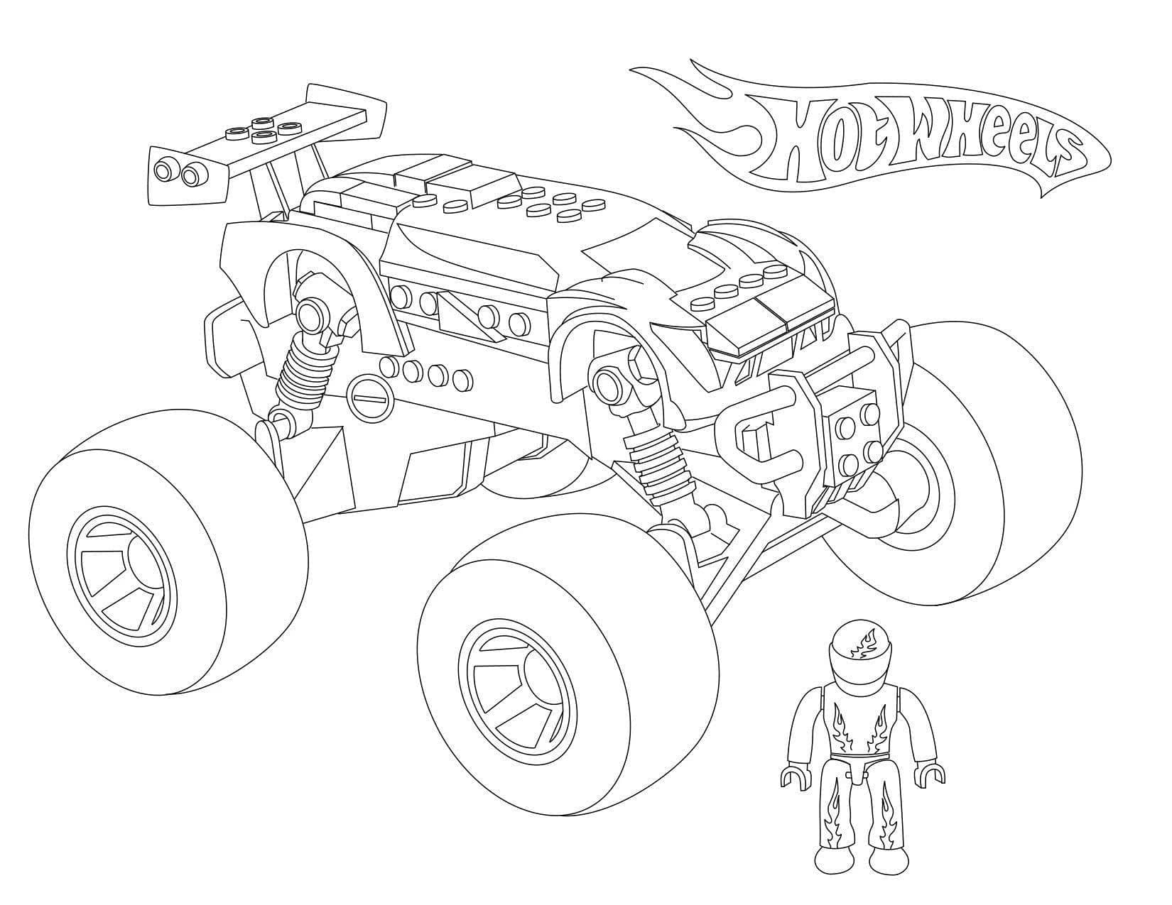 Раскраска Лего машины. Раскраска 7
