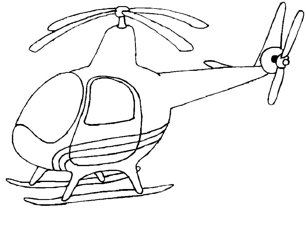 Раскраска Вертолет. Раскраска 27