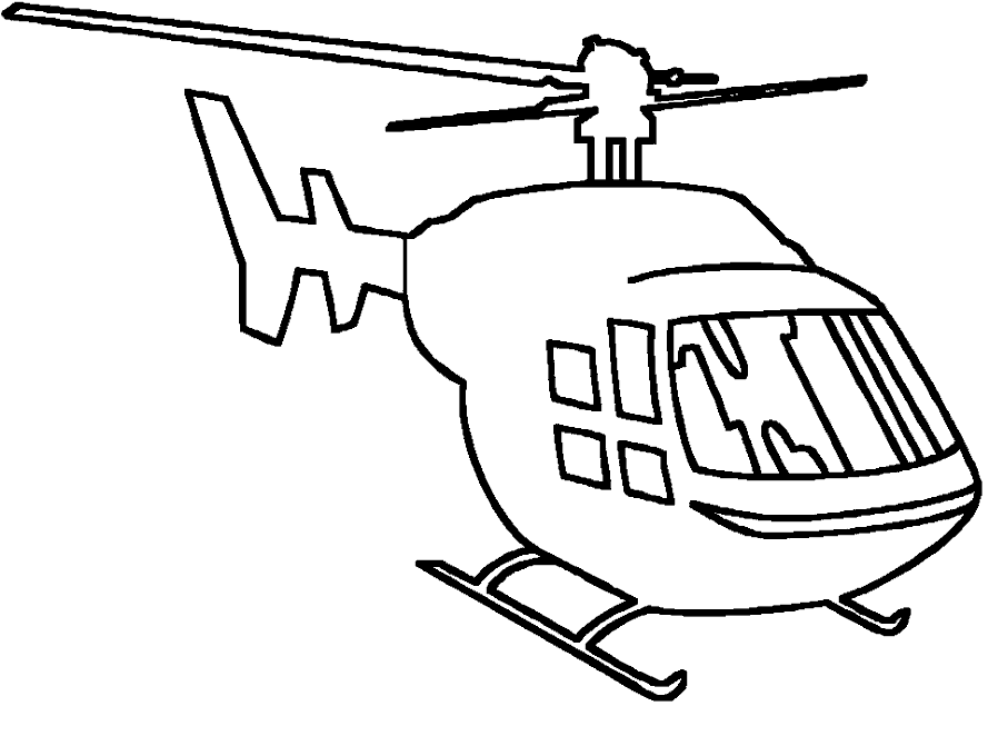 Раскраска Вертолет. Раскраска 8