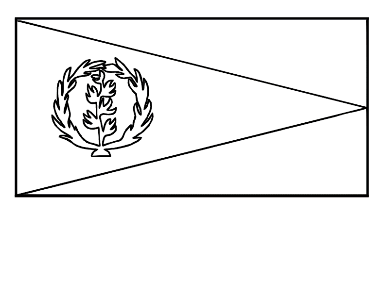 Раскраски Флаги стран мира. Раскраска 48