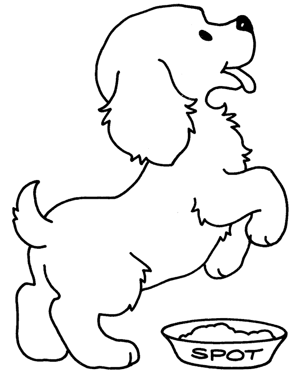 Раскраска Собака. Раскраска 3