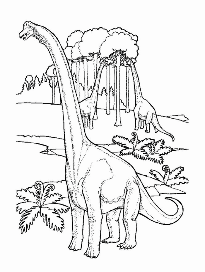 Раскраска Динозавры. Раскраска 11