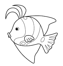 Раскраска Рыбка. Раскраска 10