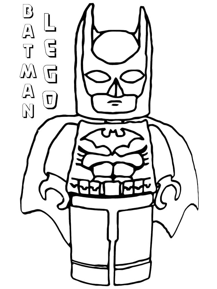 Раскраска Лего Бэтмен. Раскраска 10