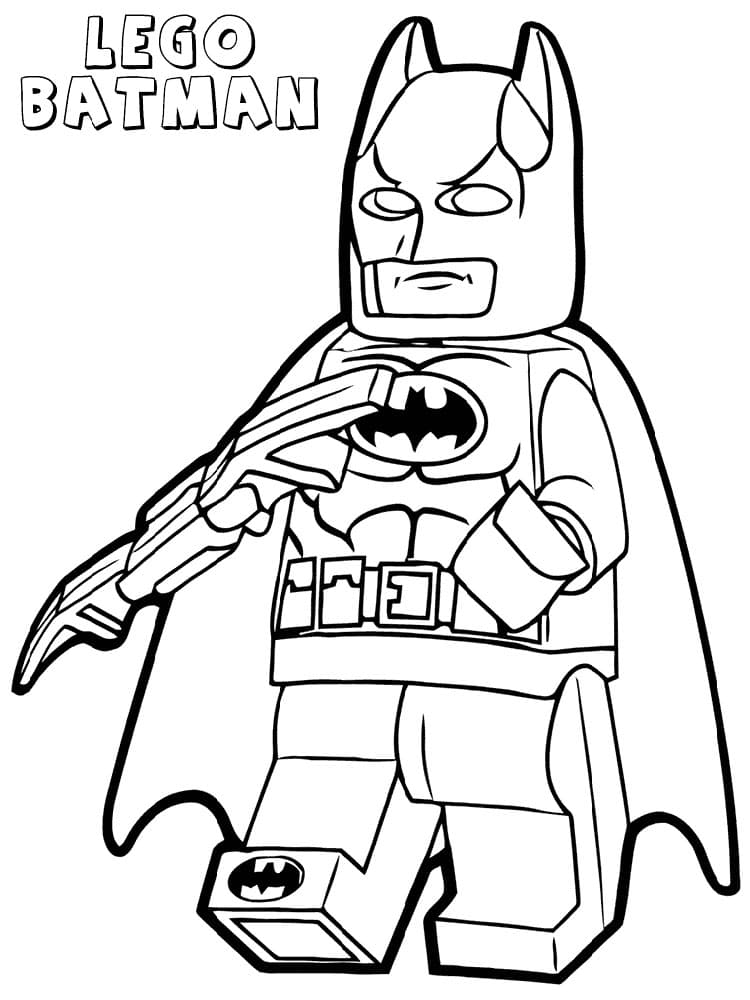 Раскраска Лего Бэтмен. Раскраска 11